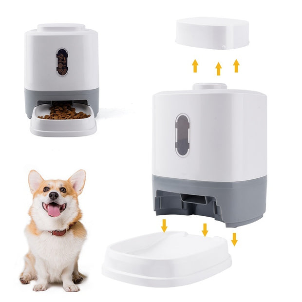 Automatic Pet Feeder Educational Press Feeding Toys