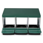 3-compartment Chicken Feeding Trough