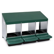 3-compartment Chicken Feeding Trough