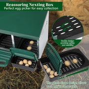 3-compartment Chicken Feeding Trough